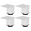 4Pcs Sofa Bein Aluminium Legierung Platz 2