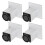 4Pcs Sofa Bein Aluminium Legierung Platz 3