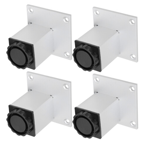 4Pcs Sofa Bein Aluminium Legierung Platz 2
