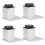 4Pcs Sofa Bein Aluminium Legierung Platz 5