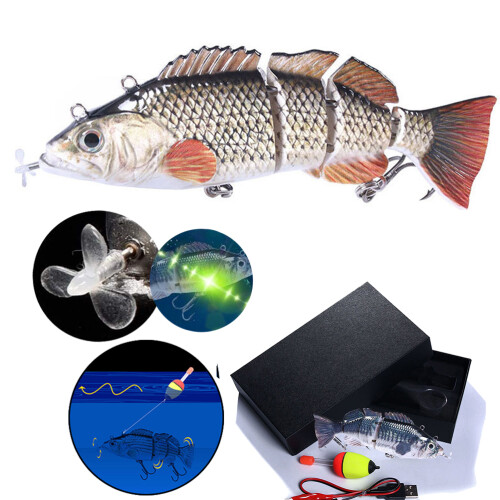 Elektrischer Köder-Schwimmroboter, 14cm, 600mAh, USB-wiederaufladbar 1