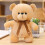 (20cm, Light Brown) Teddy Bear Plush Toy Animal Plush Doll 2