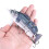 Reflective 3D Printed Electric Bait Lure with USB Charging and LED 4