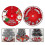 Beautiful Snowflake Pattern Tree Skirt Christmas Style Decorative Brushed Cloth Tree Carpet 2