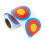 Fluorescent Shooting Range Gear Target Stickers High Visibility Target Practice Accessories 1