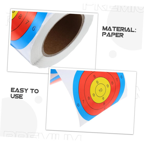 Fluorescent Shooting Range Gear Target Stickers High Visibility Target Practice Accessories 1