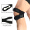 Adjustable Sport Knee Wrap Protector, Shock Absorption, One Size 10
