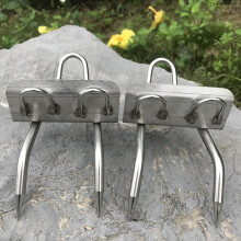 Tree Climbing Spikes with 304 Stainless Steel Multi-Function Pole Hook Non-Slip