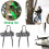 Tree Climbing Spikes with 304 Stainless Steel Multi-Function Pole Hook Non-Slip 2