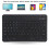 Cap rond 110 mAh 10 pouces clavier Bluetooth noir 8
