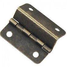 Antique Bronze Hinges, 2 Decorative Box Hinges, Folding Hinges for Doors, Cabinets, Furniture, Vintage Jewelry Cabinets
