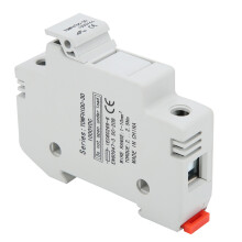 DIN Rail Mount Fuse Holder Base TOWFH1DC 1000VDC 1P10A 10x38mm Size