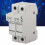 Fuse Holder Base 2 Pole DIN Rail Mount 1000V DC 2P15A 15