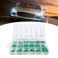 270pcs Green O-Ring Kit 18 Sizes for Car AC & Water Faucet Sealing