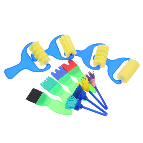 Painting Sponge Kit Multi Eva Roller 12pcs