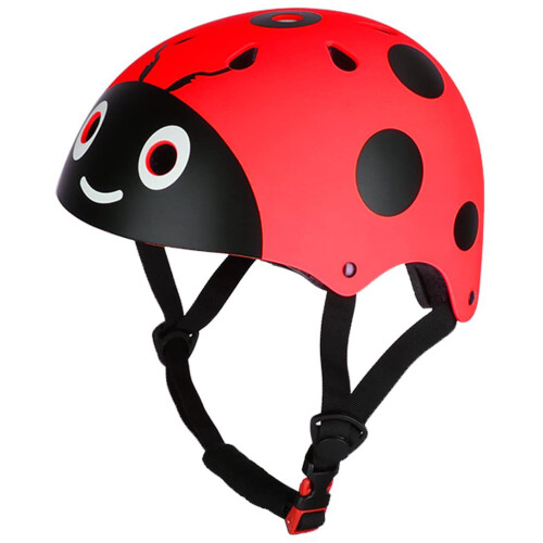 Children's Bike Helmet - Lightweight Durable with Cute Ladybug Pattern 1