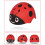 Children's Bike Helmet - Lightweight Durable with Cute Ladybug Pattern 6