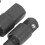 3Pcs Metal Hex Shank Impact Driver Sockets 360 Rotatable Black 10