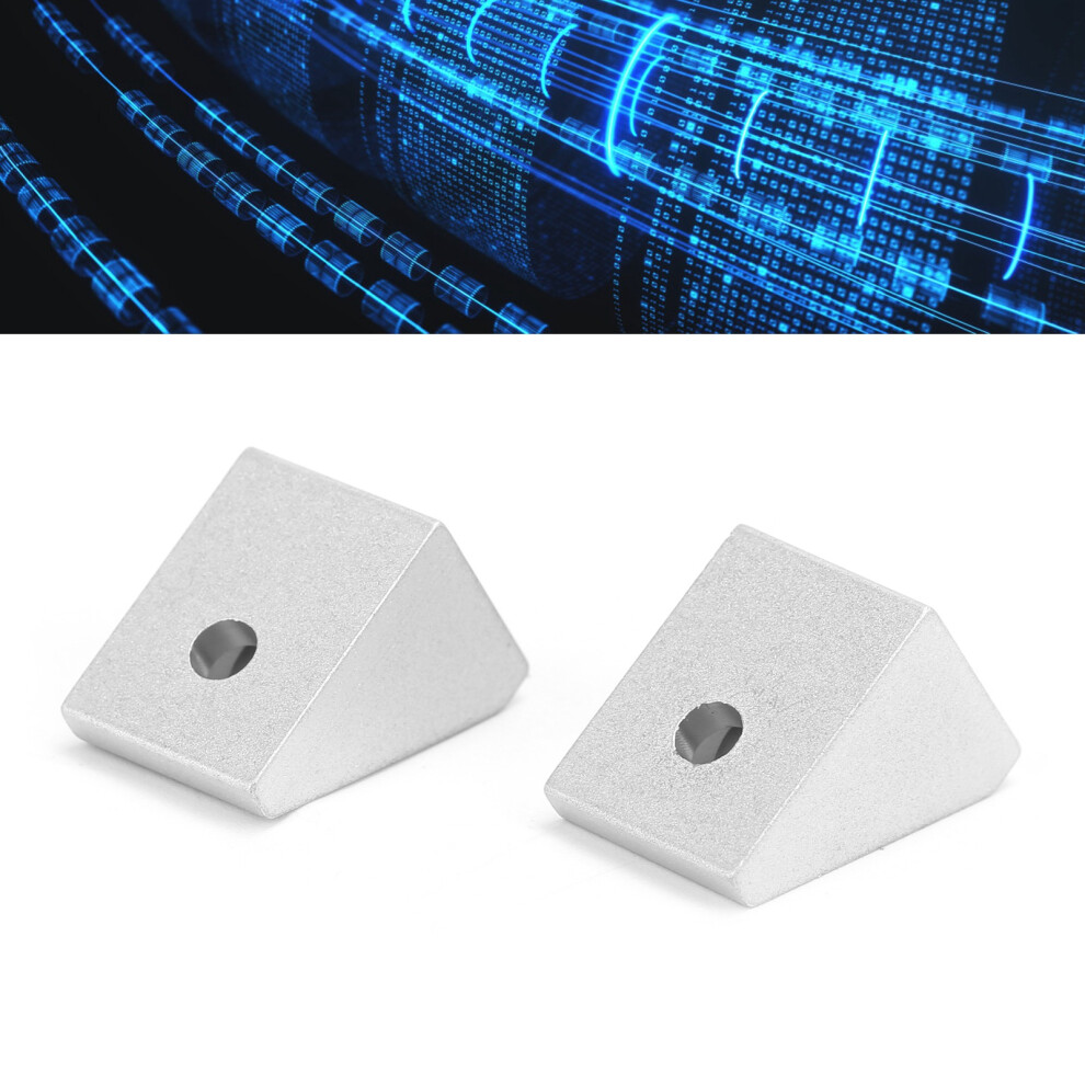 Aluminum Inside Corner Gusset Bracket 15X19mm Supporting Robotics 8781358739089