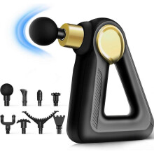 Oi-FRIS Muscle Massage Gun Deep Tissue Muscle Massager with 32 Adjustable Levels 8 Massage Heads, 6 Massage Modes, Deep Tissue and Muscle Relaxation