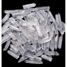Clear Quartz Crystals Points Bulk Healing Crystal Stones Irregular Shape Raw Quartz Points Crystal Wand for Jewelry Making Polishing Cabbing