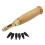 Fonepro 1pcs Leather Screw Hole Punch and 6 Pcs Tips, 1.5-4mm, Replaceable for Sewing, Leather, Paper 1