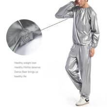 Vollkörper-Sauna-Anzug aus PVC, Schweißbekleidung für Männer und Frauen, Fitness & Gym, Australische Größe