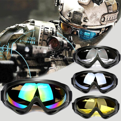UV-geschützte wind- und staubdichte Sportbrille mit verstellbarem Elastband 2