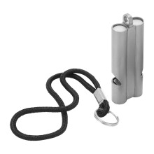 Sifflet en titane pur 11 g/0,4 oz, 40  16 mm, lanière