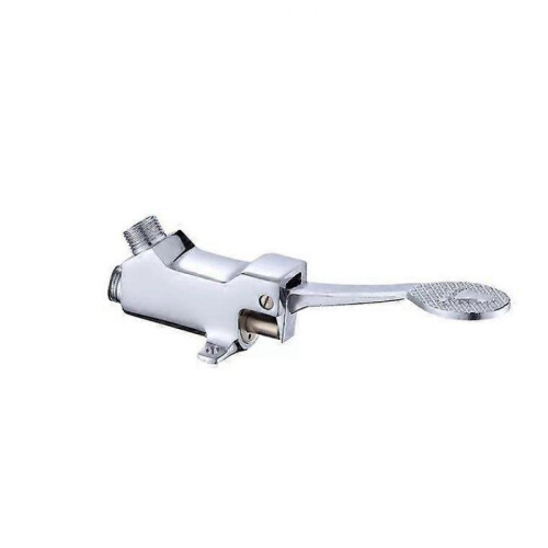 Macaron Polished Chrome Floor Mounted Foot Pedal Valve