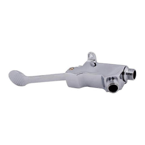 Macaron Polished Chrome Floor Mounted Foot Pedal Valve 1