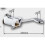 Macaron Polished Chrome Floor Mounted Foot Pedal Valve 4