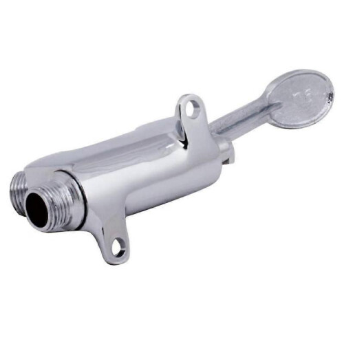 Macaron Polished Chrome Floor Mounted Foot Pedal Valve 2