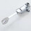 Macaron Polished Chrome Floor Mounted Foot Pedal Valve 5