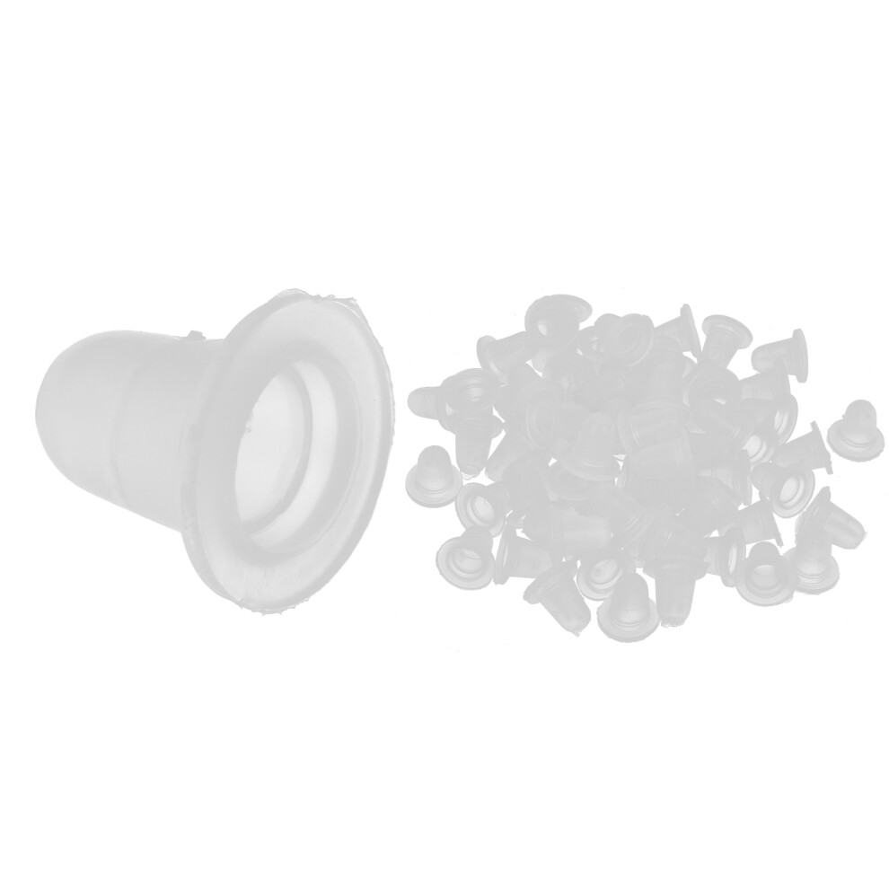 100pcs Silicone Tattoo Ink Cups for Microblading and Permanent Makeup