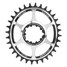 32T Oval Mountain Bike Disc with Eagle Tooth Enhances Climbing Ease