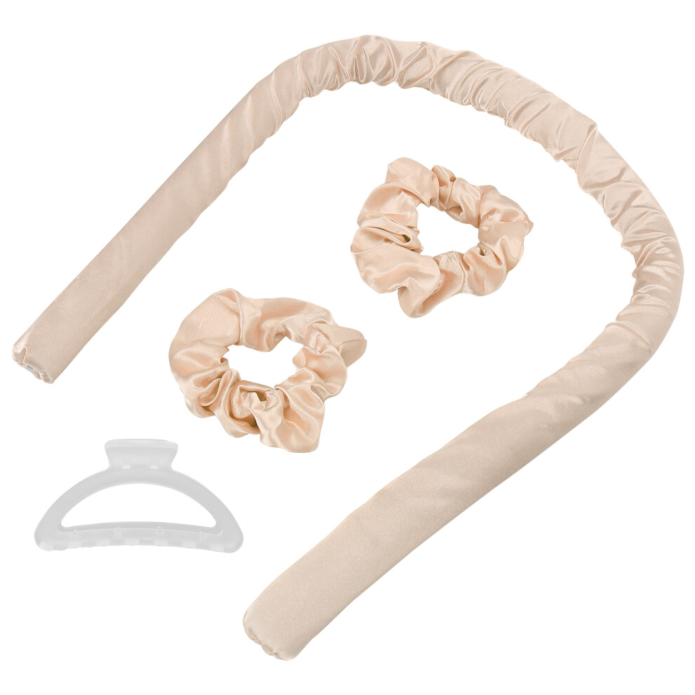 Heatless Hair Curlers Headband 90x2.7cm Foam & Cotton DIY Sleeping Curling Tool