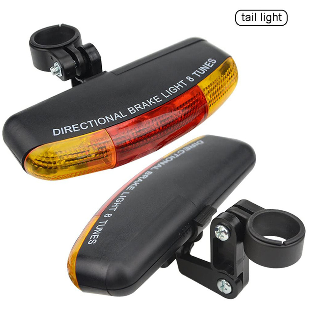 Multifunctional Bike Light & Horn Set - 7 LED Turn Signal, Brake, Tail Lamp-image-OPC-PMSJ6D2-NEW