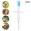 20PCS Animal RFID Microchips, 1.4x8mm, 512 Bits, with Syringe 15
