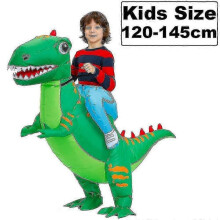 (Ivory) New T-Rex Dinosaur Cosplay Inflatable Costumes Suits Mascot Funny Party Anime Christmas Halloween Costume Dress for Adult Kids