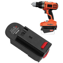 HPA1820 Battery Adapter for 20V Lithium Batteries, Black, 14x7.5x5.5cm