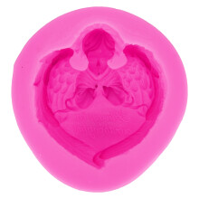 Pink Silicone Soap Candle Mold for DIY Cake Chocolate Epoxy Resin Craft