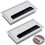 SL.GT Round Cable Grommet Desk Table Cable Cover Desk Cable Cover for Table Rectangular Cable Grommet 2 Pieces,80_x_160mm 1