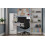 Cosmo Desk + Bookcase Set, White 5