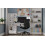 Cosmo Desk + Bookcase Set, White 8