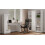 Cosmo Desk + Bookcase Set, White 7