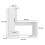 Cosmo Desk + Bookcase Set, White 9