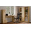COSMO Oak Artisan Desk + Bookcase Set 5