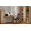 COSMO Oak Artisan Desk + Bookcase Set 3