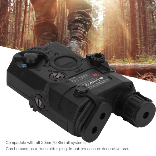 High Power Nylon Transmitter Battery Case for 20mm Rail Systems 60x40x13mm 2